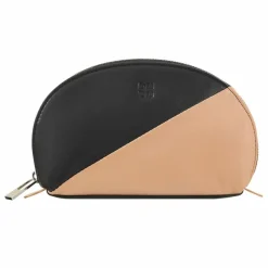 Clearance DuDu Segovia Kosmetiktasche Leder 16 cm schwarz rose