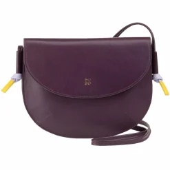 Outlet DuDu Skye Umhängetasche Leder 21 cm deep purple