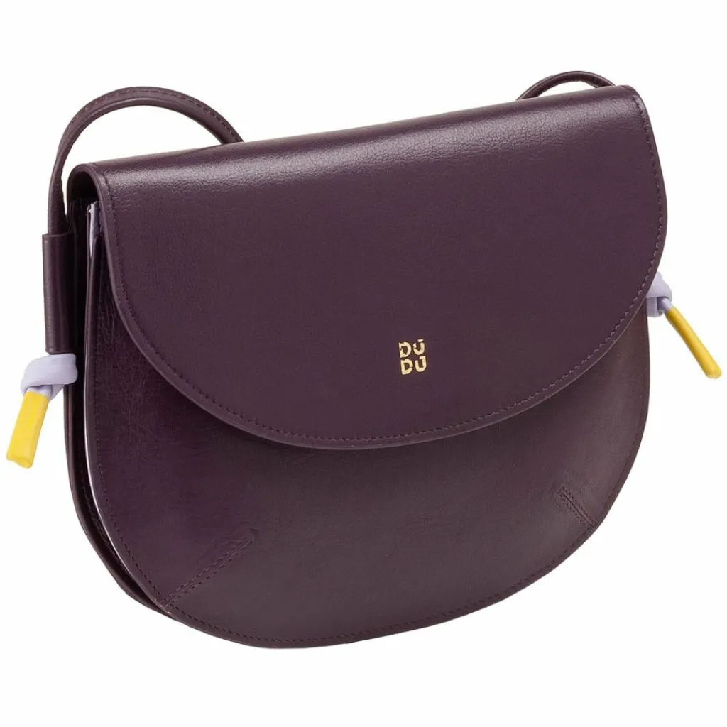 Outlet DuDu Skye Umhängetasche Leder 21 cm deep purple