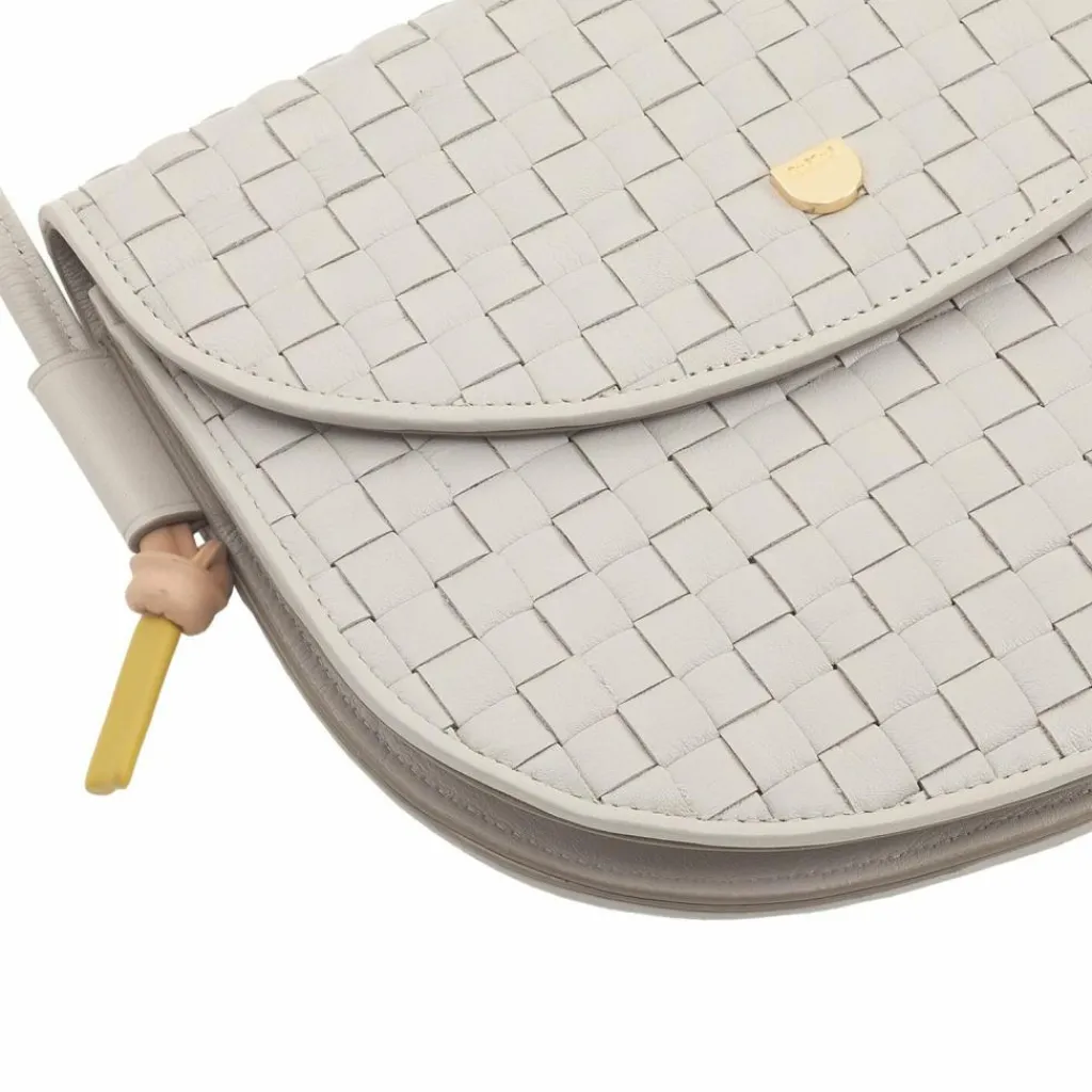 DuDu Umhängetaschen<Skye Umhängetasche Leder 21 cm pearl grey