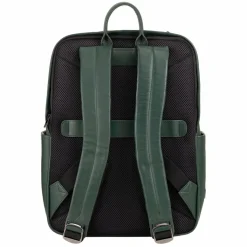 DuDu Lederrucksäcke|Daypacks<Sydney Daypack Leder 42 cm Laptopfach mangrove