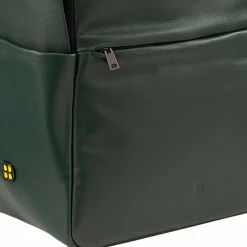 DuDu Lederrucksäcke|Daypacks<Sydney Daypack Leder 42 cm Laptopfach mangrove