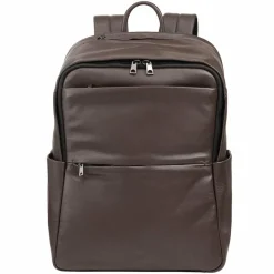 Online DuDu Sydney Daypack Leder 42 cm Laptopfach coffee