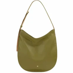 DuDu Schultertaschen|Henkeltaschen<Sylvie Schultertasche Leder 36.5 cm olive