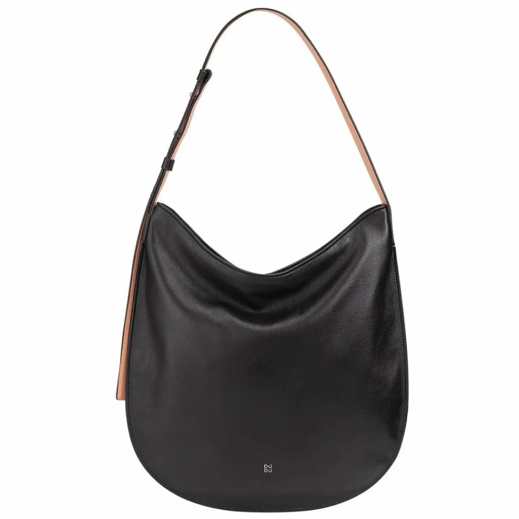 DuDu Henkeltaschen|Schultertaschen<Sylvie Schultertasche Leder 36.5 cm black