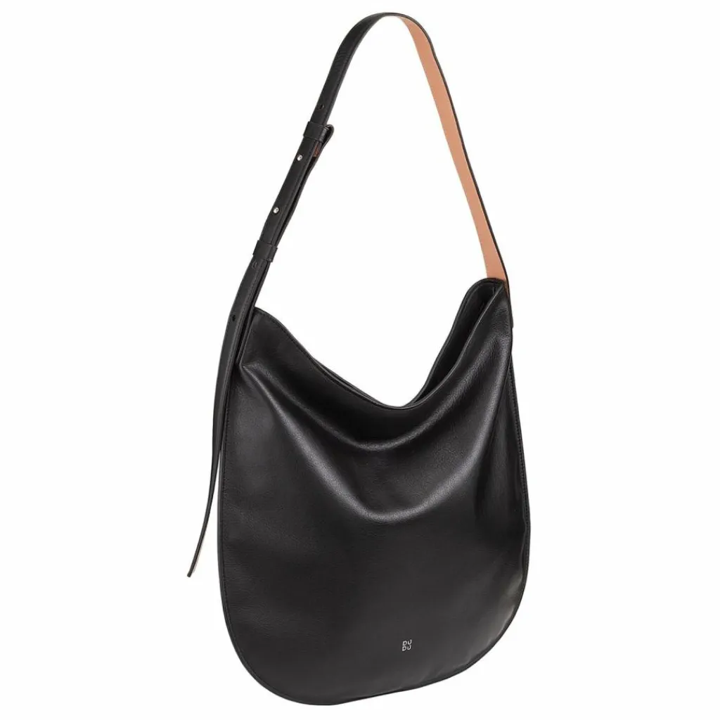 DuDu Henkeltaschen|Schultertaschen<Sylvie Schultertasche Leder 36.5 cm black