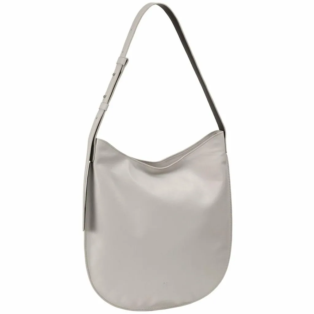 DuDu Schultertaschen|Henkeltaschen<Sylvie Schultertasche Leder 36.5 cm pearl grey