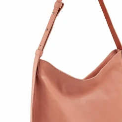 DuDu Henkeltaschen|Schultertaschen<Sylvie Schultertasche Leder 36.5 cm rosa cipria