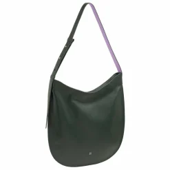 DuDu Schultertaschen|Henkeltaschen<Sylvie Schultertasche Leder 36.5 cm mangrove