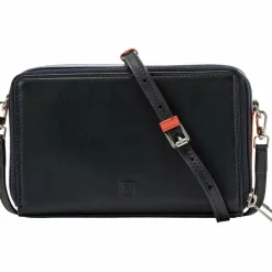 DuDu Umhängetaschen<Umhängetasche Leder 19 cm navy