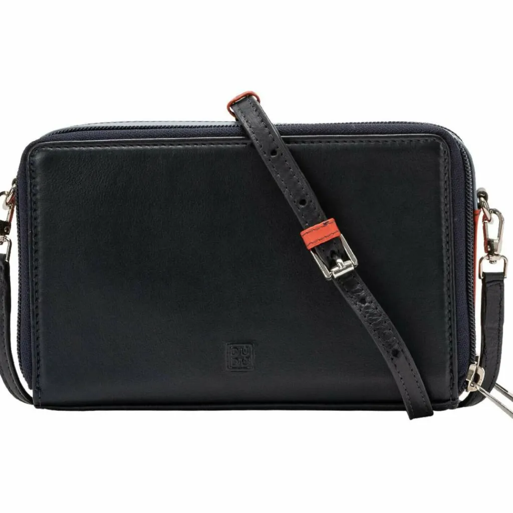 DuDu Umhängetaschen<Umhängetasche Leder 19 cm navy