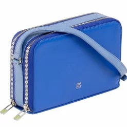 Outlet DuDu Umhängetasche Leder 19 cm kornblume