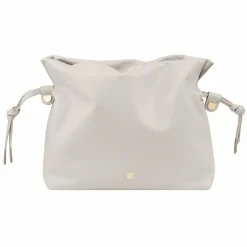 DuDu Umhängetasche Leder 26 cm pearl grey