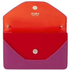 New DuDu Umhängetasche Leder 19 cm fuchsia