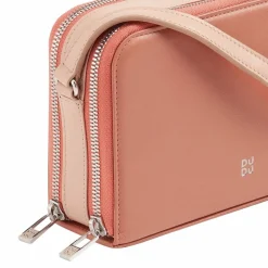 Outlet DuDu Umhängetasche Leder 19 cm rosa cipria