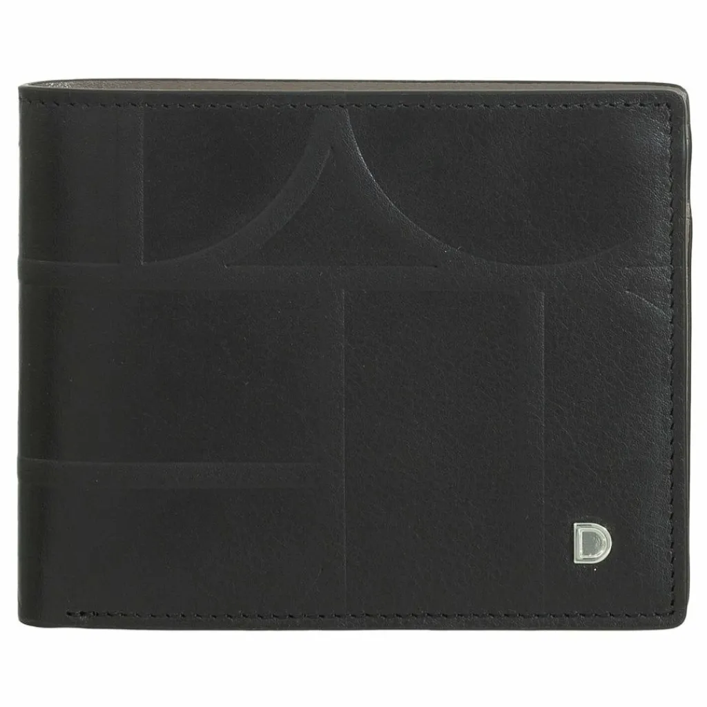 DuDu Herrengeldbörsen Querformat<Up Geldbörse Leder 12.5 cm black-taupe