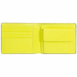 DuDu Herrengeldbörsen Querformat<Up Geldbörse Leder 12.5 cm black-bright yellow