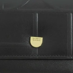 Best DuDu Up Geldbörse Leder 11 cm black-nude