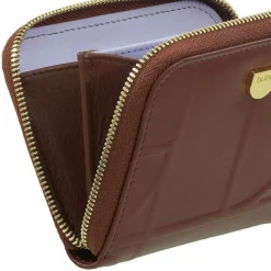 DuDu Damengeldbörsen Querformat<Up Geldbörse Leder 10 cm choccolate-lilac