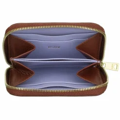 DuDu Damengeldbörsen Querformat<Up Geldbörse Leder 10 cm choccolate-lilac