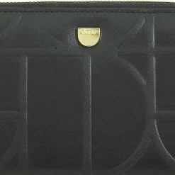 Outlet DuDu Up Geldbörse RFID Schutz Leder 20 cm black-nude