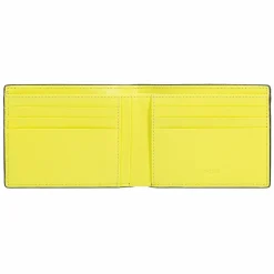 DuDu Herrengeldbörsen Querformat<Up! Geldbörse RFID Schutz Leder 11 cm black-bright yellow