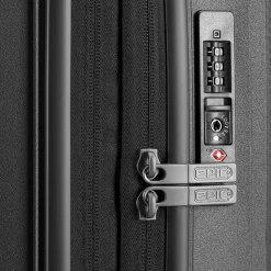 Epic Hartgepäck Kabinengepäck|4-Rollen Kabinentrolleys<Anthem 4 Rollen Kabinentrolley 55 cm mit Dehnfalte voidblack