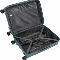 Epic 4-Rollen Koffer|Hartgepäck<Anthem 4 Rollen Trolley 66 cm mit Dehnfalte aquateal