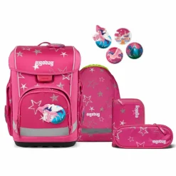 Ergobag Schulranzen & Sets<cubo light Schulranzen-Set 6-teilig SternzauBär
