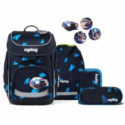 New Ergobag cubo Schulranzen-Set 5-teilig VerfolgBärjagd
