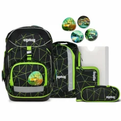 Hot Ergobag Pack Schulranzen-Set 6tlg. inkl. Klettie-Set CyBär Race