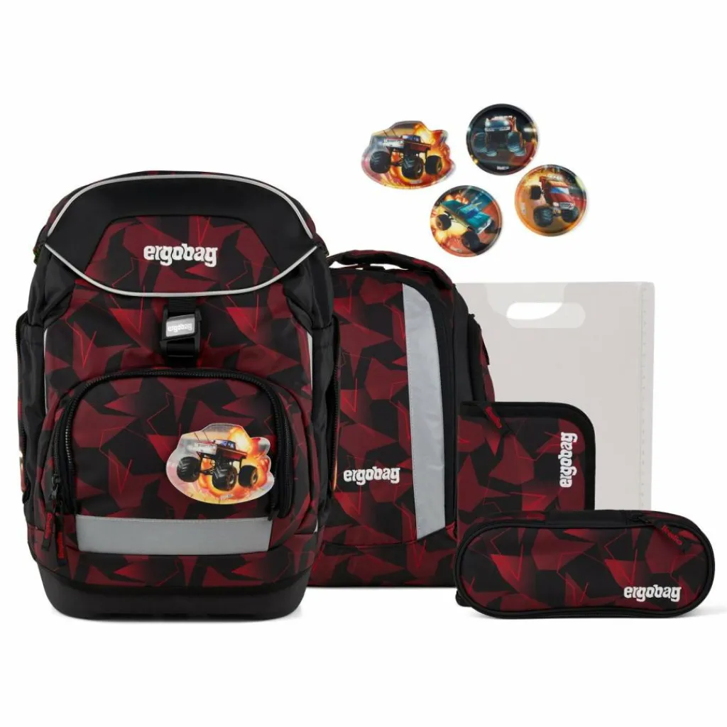 Ergobag Pack Schulranzen-Set 6tlg. inkl. Klettie-Set