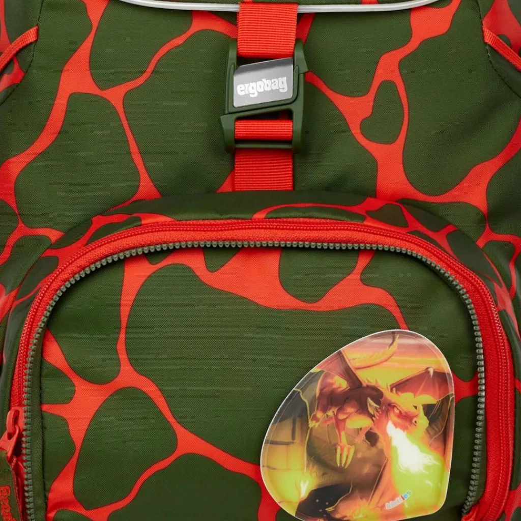 Ergobag Schulranzen & Sets<Pack Schulranzen-Set 6tlg. inkl. Klettie-Set FeuerspeiBär