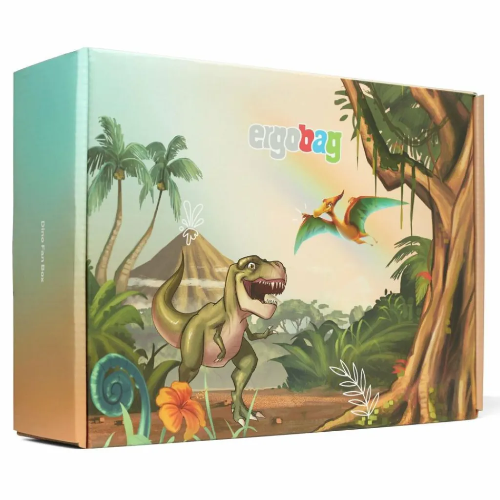Ergobag Zubehör Set<Zubehör Geschenkbox 5 tlg Dinosaurier