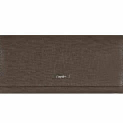 Best Esquire Boston Damenlanggeldbörse Leder 19 cm braun