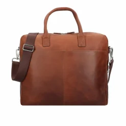 Esquire Laptoptaschen|Aktentaschen<Dallas Aktentasche Leder 38.5 cm Laptopfach braun