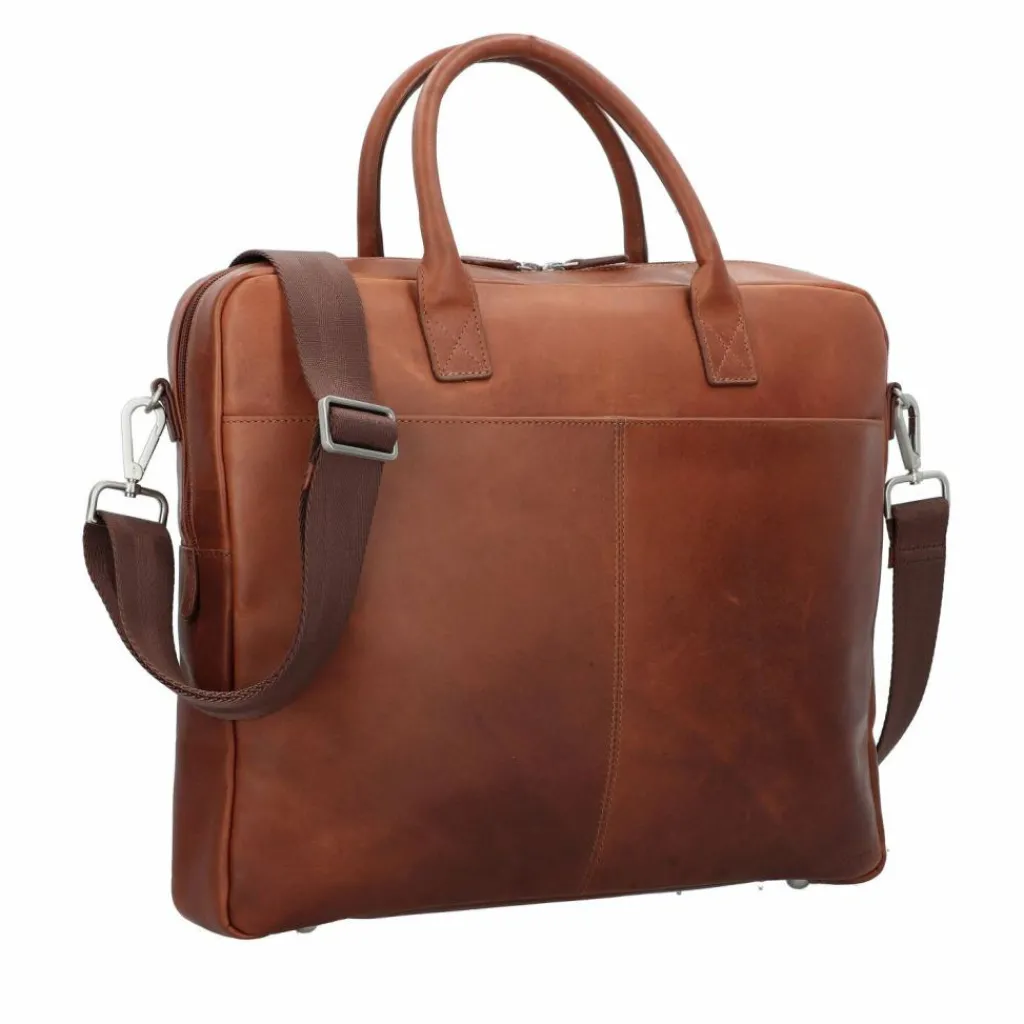 Esquire Laptoptaschen|Aktentaschen<Dallas Aktentasche Leder 38.5 cm Laptopfach braun
