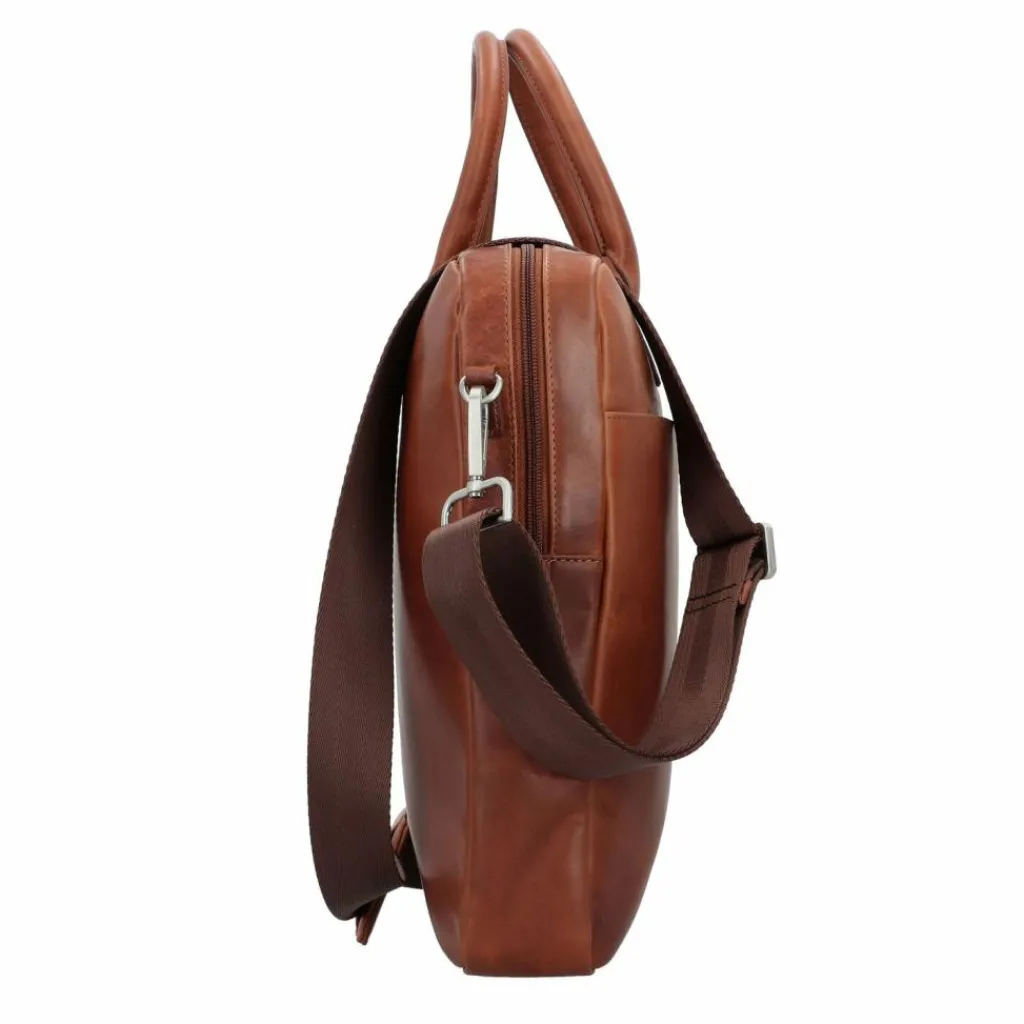 Esquire Laptoptaschen|Aktentaschen<Dallas Aktentasche Leder 38.5 cm Laptopfach braun
