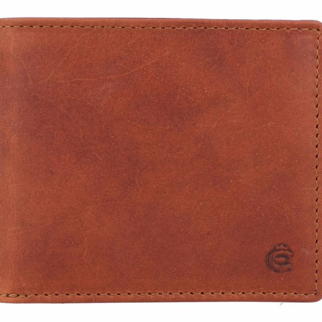 Esquire Herrengeldbörsen Querformat<Dallas Geldbörse Leder 10 cm braun