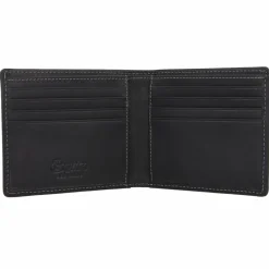Outlet Esquire Dallas Geldbörse Leder 10 cm schwarz