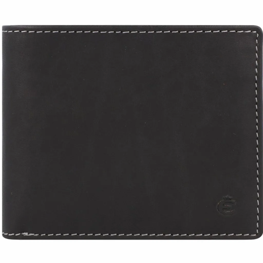 Esquire Herrengeldbörsen Querformat<Dallas Geldbörse Leder 10 cm schwarz