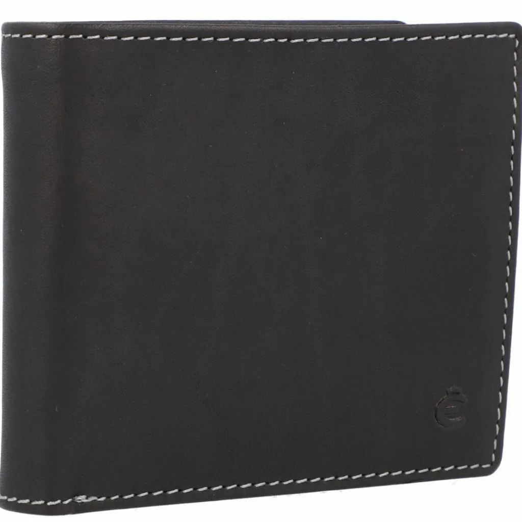 Esquire Herrengeldbörsen Querformat<Dallas Geldbörse Leder 10 cm schwarz