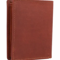 Hot Esquire Dallas Geldbörse Leder 9 cm braun