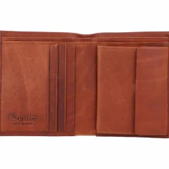 Hot Esquire Dallas Geldbörse Leder 9 cm braun