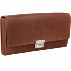 Esquire Herrengeldbörsen Querformat<Dallas Geldbörse Leder 18 cm braun