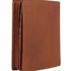 New Esquire Dallas Geldbörse RFID Schutz Leder 11 cm braun