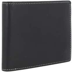 Esquire Herrengeldbörsen Querformat<Dallas Geldbörse RFID Schutz Leder 13 cm schwarz