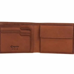Herren Esquire Dallas Geldbörse RFID Schutz Leder 12 cm