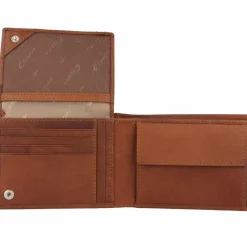 Clearance Esquire Dallas Geldbörse RFID Schutz Leder 13 cm braun