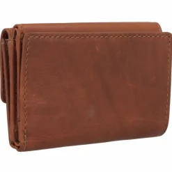 Esquire Herrengeldbörsen Querformat|Damengeldbörsen Querformat<Dallas Geldbörse RFID Schutz Leder 10 cm braun